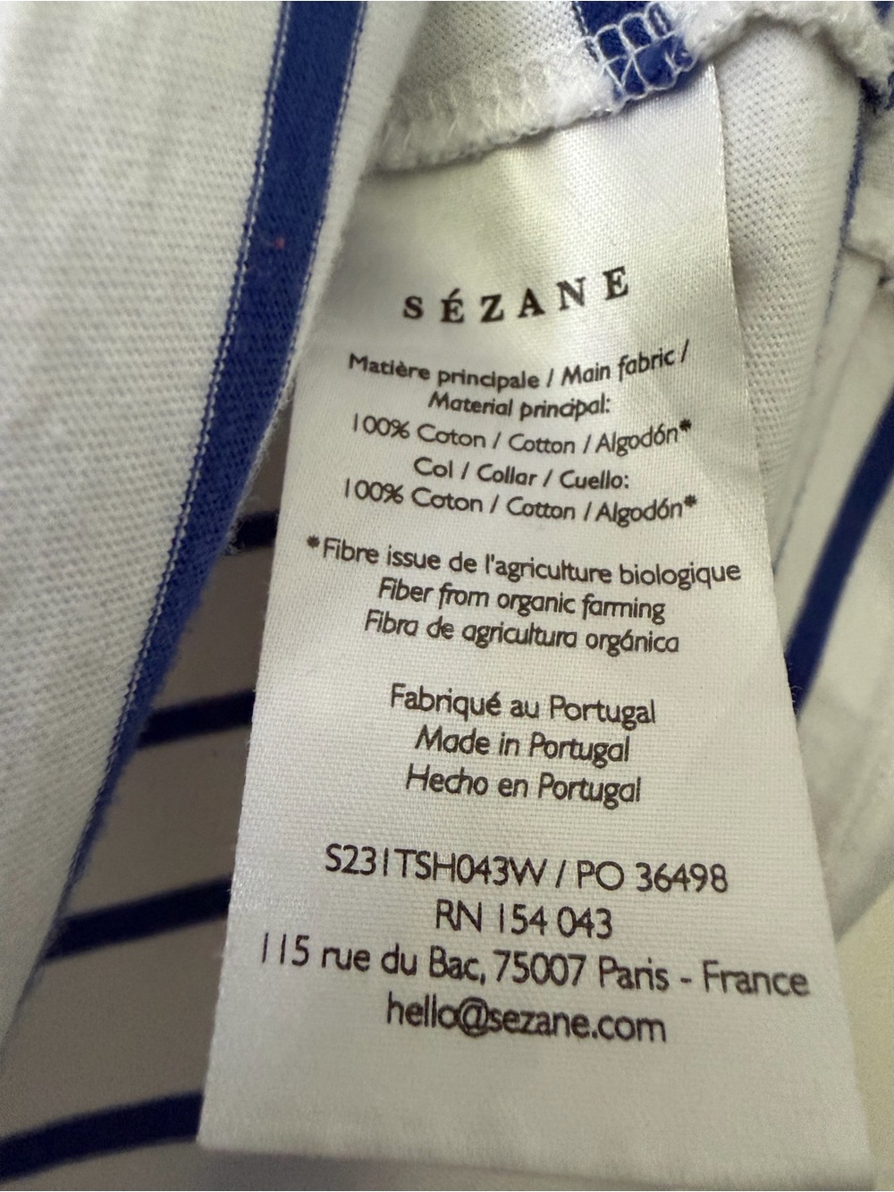 Sezane Organic Heart Tee ❤️ - Picture 3 of 4